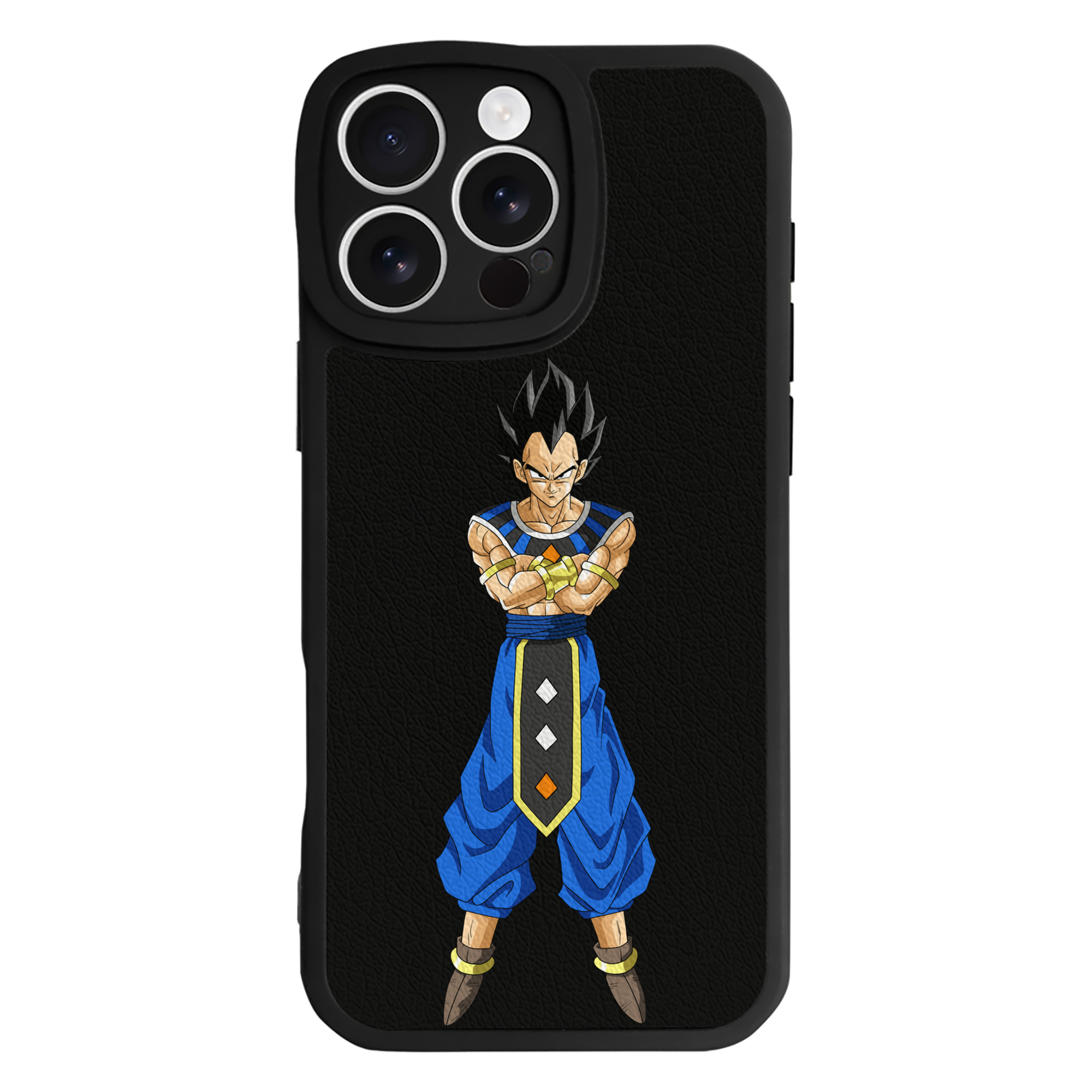 （画像用） ドラゴンボール ベジータ四世（Bejīta Yonsei）DRAGON BALL Vegeta IV 【iPhone 16シリーズ対応】シリコンスマホケース（レザー調） 材質：シリコン